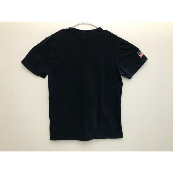 Reebok USA Mens L Navy T Shirt *13 - Picture 4 of 4